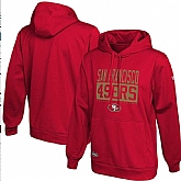 Men's San Francisco 49ers New Era Scarlet School of Hard Knocks Pullover Hoodie,baseball caps,new era cap wholesale,wholesale hats